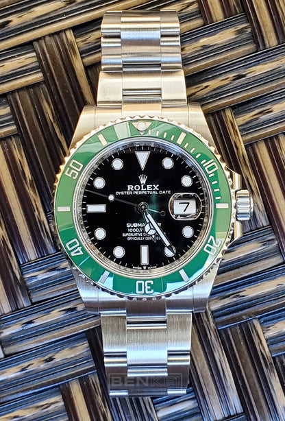 Green Ceramic Bezel Rolex Submariner  With Green Dial