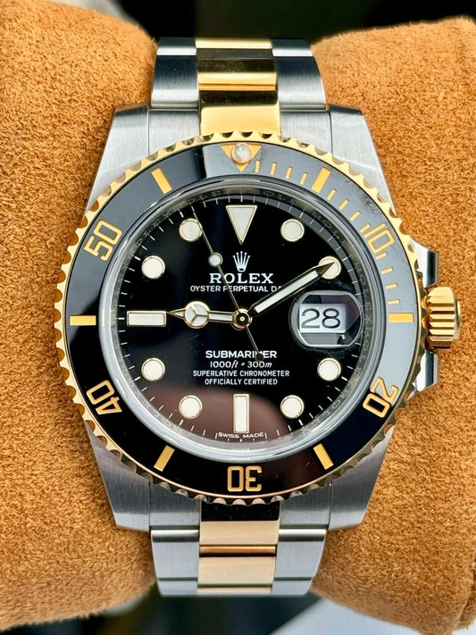 Premium Rolex Submariner Black and Golden Stainless steel (41mm)