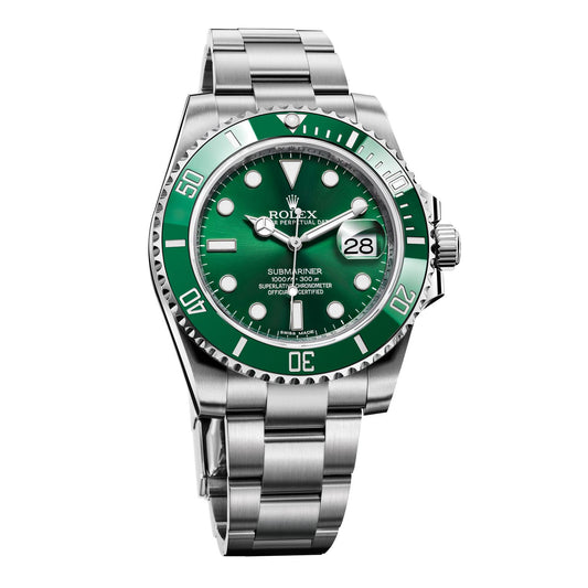 Green Ceramic Bezel Rolex Submariner  With Green Dial